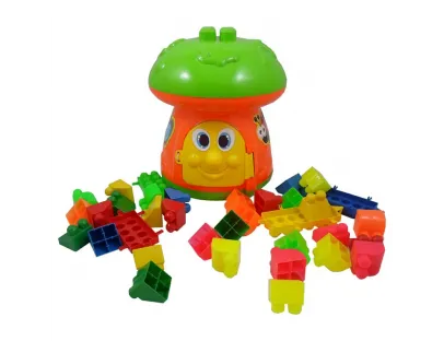 Mushroom building blocks game