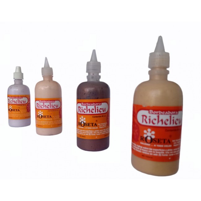 Bordeador Perlado Richelieu Roseta 65 cc – Líneas y Relieves con Efecto Nácar 3D