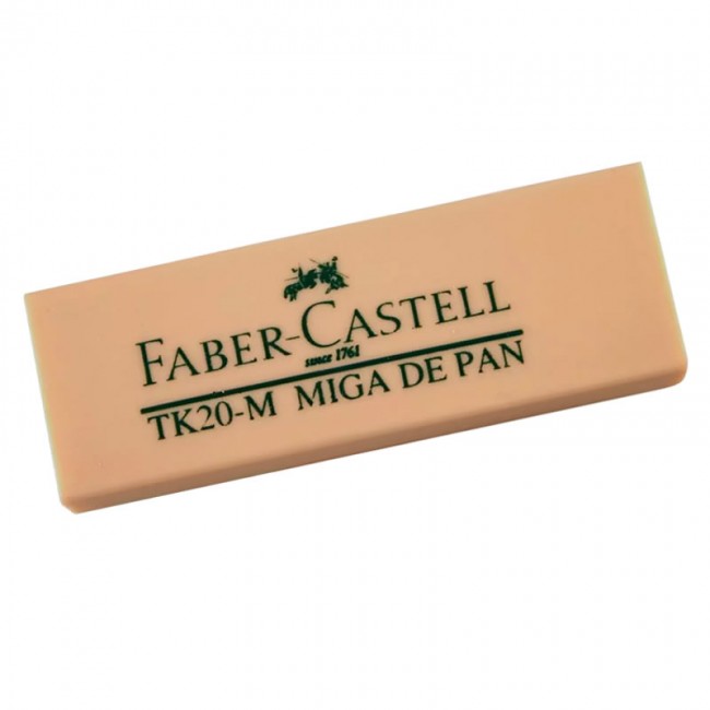 Faber Castell goma maleable miga de pan blanca