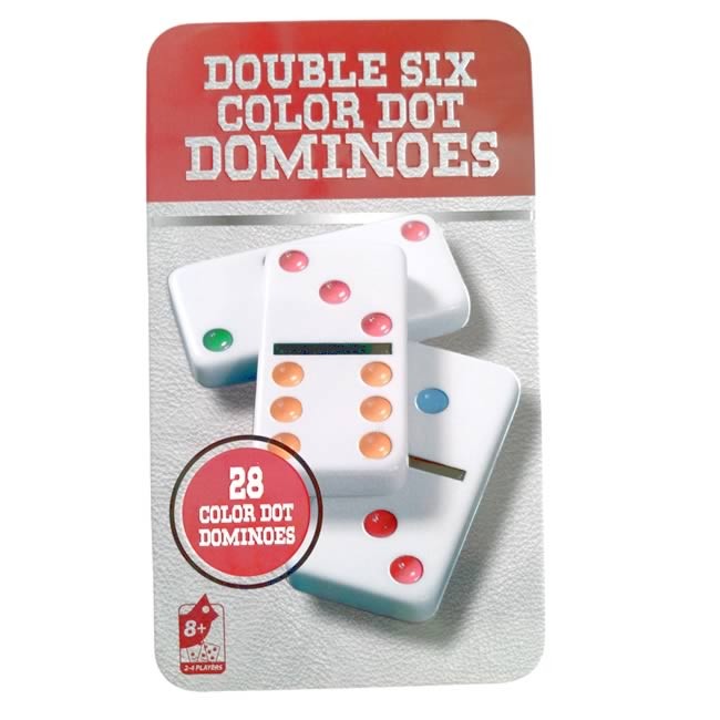 dominoes deluxe game  metal box