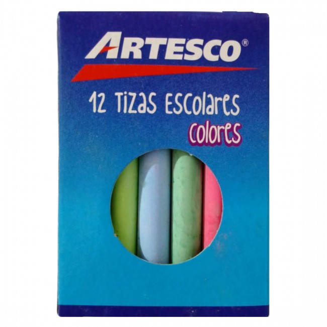Tiza Pastel X12 Colores