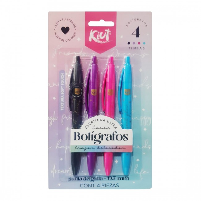 Kiut soft pen x4