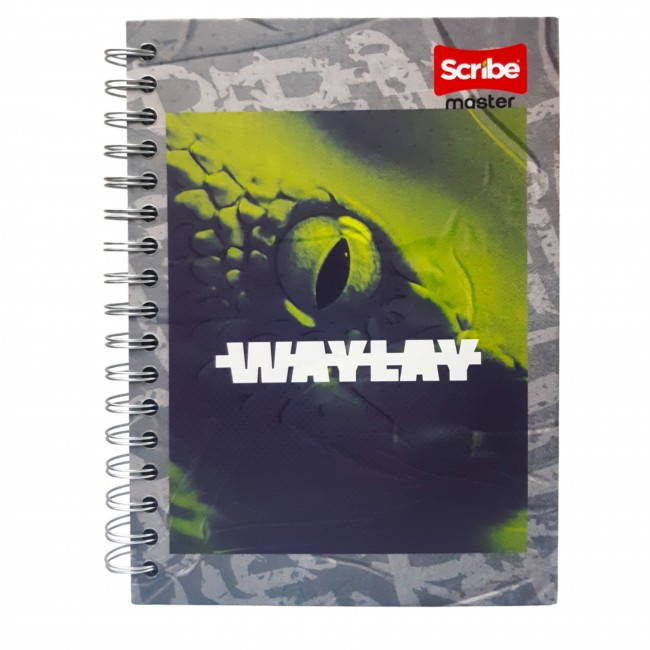Agenda Scribe Master 95 Masculino 5 Materias Argollada – 160 Hojas Cuadriculadas