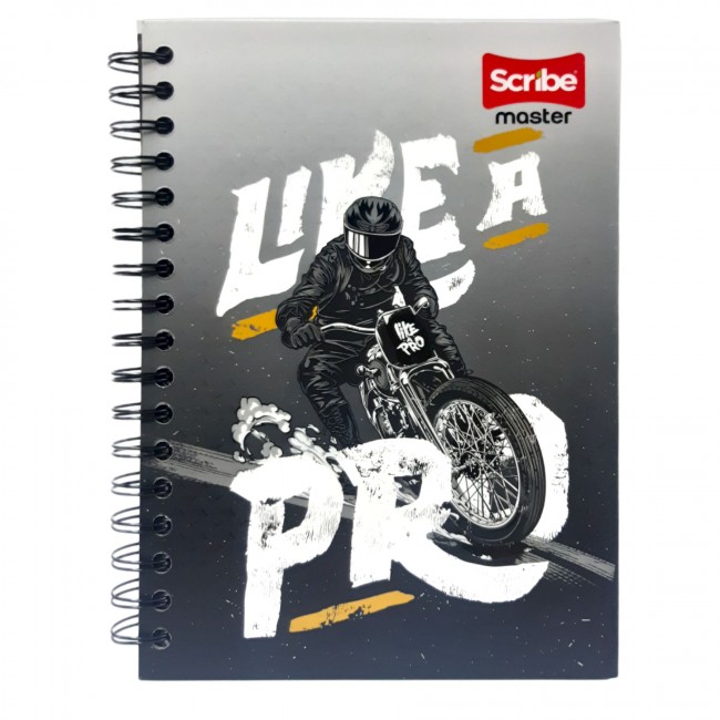 Agenda Scribe Master 95 Masculino 7 Materias Argollada – 175 Hojas Cuadriculadas