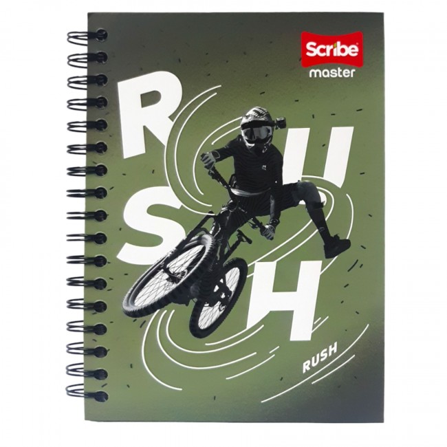 Agenda Scribe Master 95 Masculino 7 Materias Argollada – 175 Hojas Cuadriculadas