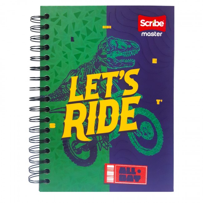 Agenda Scribe Master 95 Masculino 7 Materias Argollada – 175 Hojas Cuadriculadas