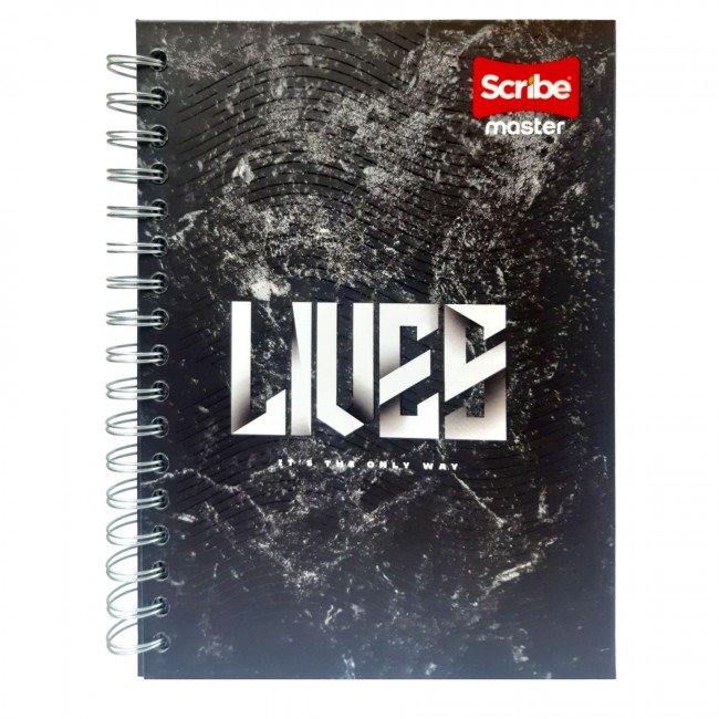 Agenda Scribe Master 95 Masculino 7 Materias Argollada – 175 Hojas Cuadriculadas