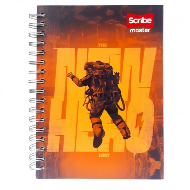 Agenda Scribe Master 95 Masculino 7 Materias Argollada – 175 Hojas Cuadriculadas
