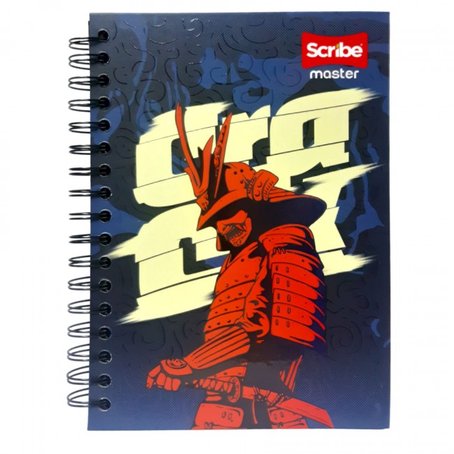 Agenda Scribe Master 95 Masculino 7 Materias Argollada – 175 Hojas Cuadriculadas