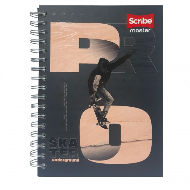 Agenda Scribe Master 95 Masculino 7 Materias Argollada – 175 Hojas Cuadriculadas