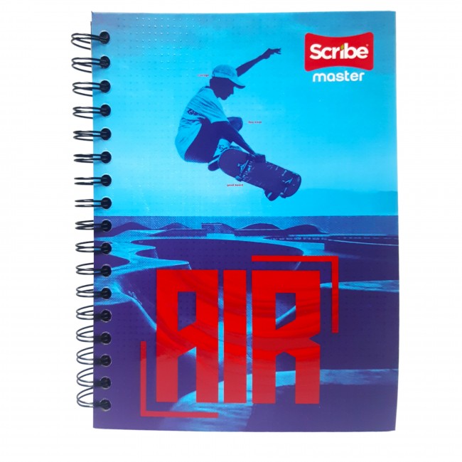 Agenda Scribe Master 95 Masculino 7 Materias Argollada – 175 Hojas Cuadriculadas