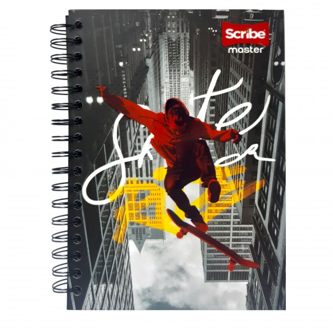 Agenda Scribe Master 95 Masculino 7 Materias Argollada – 175 Hojas Cuadriculadas