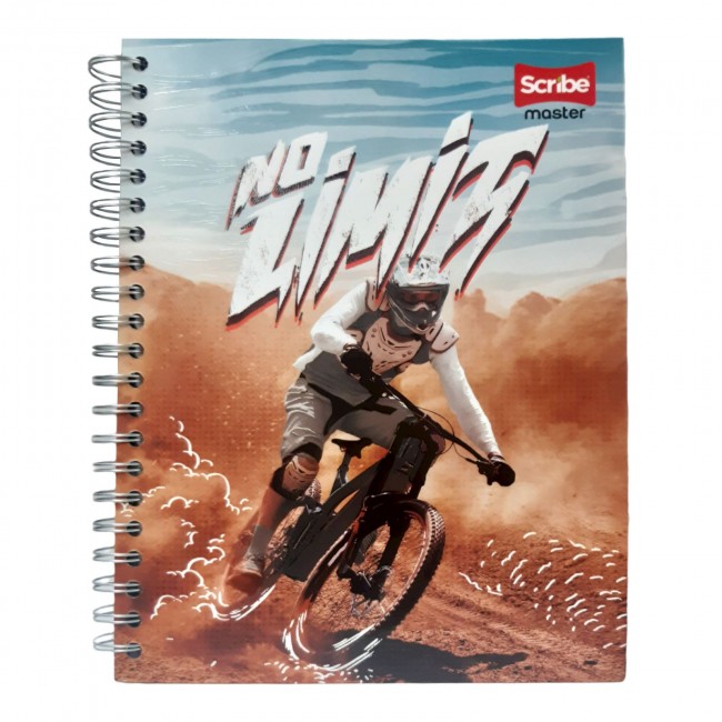 Agenda Scribe Master 105 Masculino 7 Materias Argollada – 175 Hojas Cuadriculadas