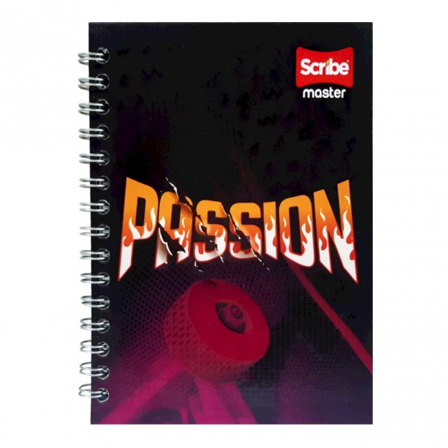 cuaderno Argollado 85 Master Rayas Masculino Scribe