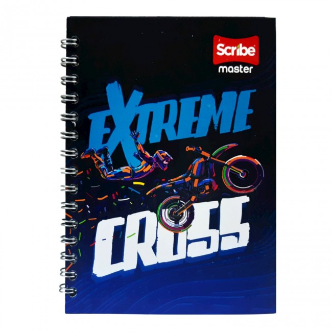 cuaderno Argollado 85 Master Rayas Masculino Scribe