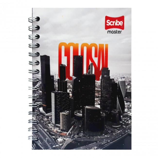 cuaderno Argollado 85 Master Rayas Masculino Scribe