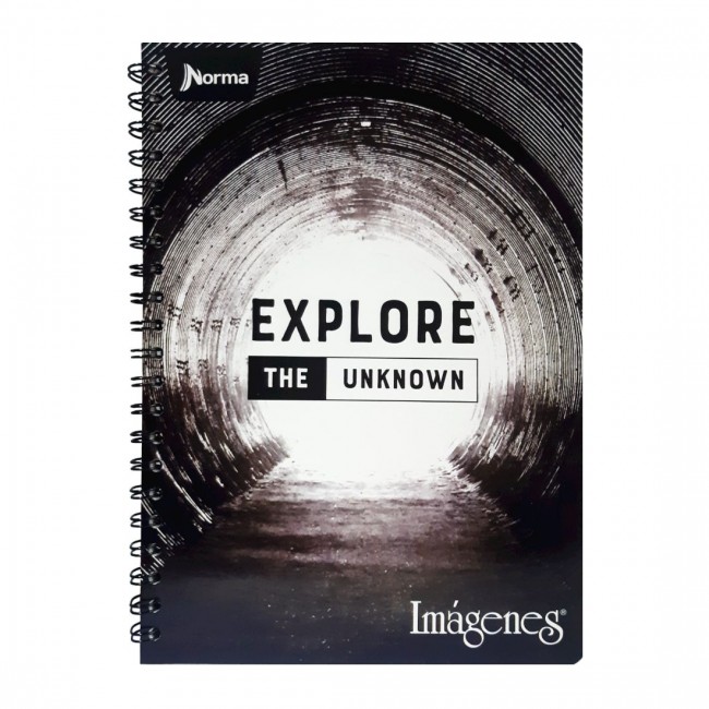 Cuaderno Argollado Imágenes 105 Grande Rayado Masculino Norma – Pasta Dura