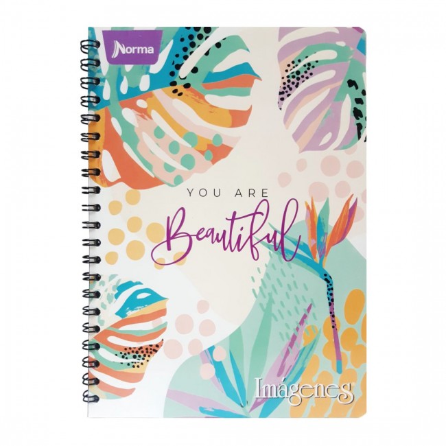 Cuaderno argollado Rayas 105 Imágenes Femenino
