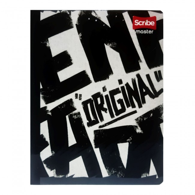 SCRIBE Notebook, Lined, 50 sheets, Master. boy