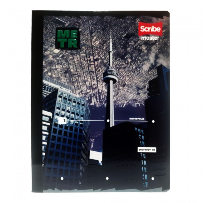 SCRIBE Notebook, Lined, 50 sheets, Master. boy