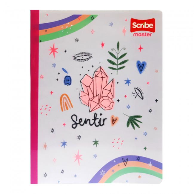 Cuaderno Cosido Master M+S Niña Scribe 50 Hojas Rayado – Diseños Femeninos