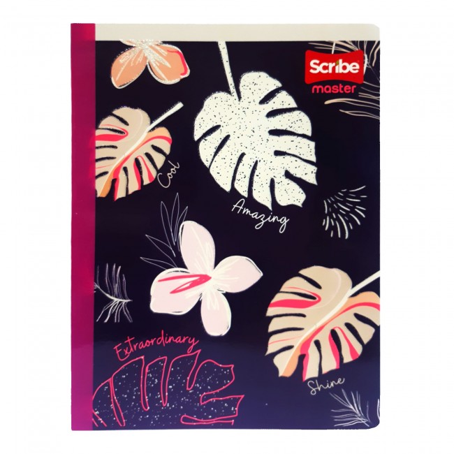 Cuaderno Cosido Master M+S Niña Scribe 50 Hojas Rayado – Diseños Femeninos