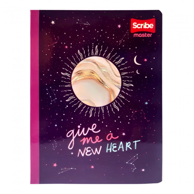 Cuaderno Cosido Master M+S Niña Scribe 50 Hojas Rayado – Diseños Femeninos