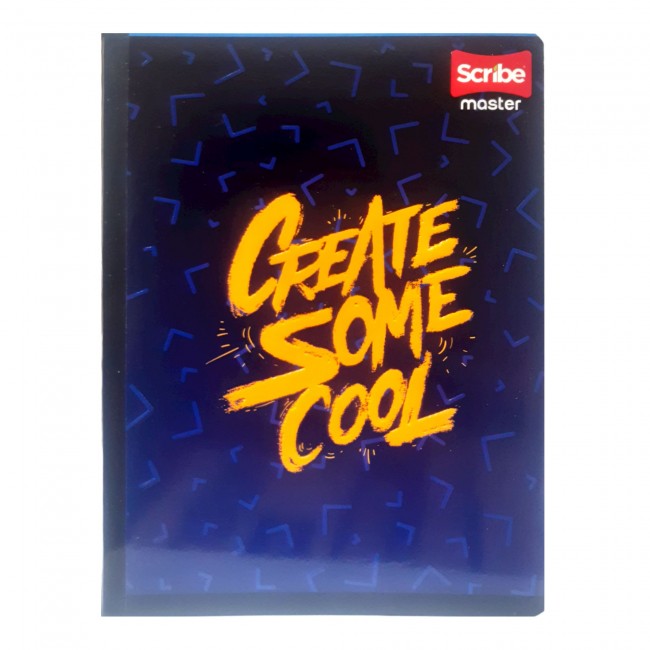 Cuaderno Cosido Master Niño Scribe 100 Hojas Cuadriculado – 1 Materia + Stickers