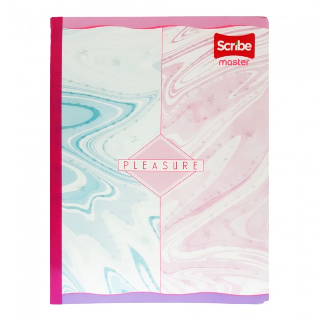 Cuaderno Cosido Master Doble Línea Niña Scribe 100 Hojas – Ferrocarril + Stickers
