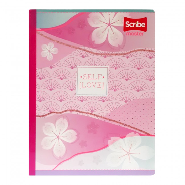 Cuaderno Cosido Master Doble Línea Niña Scribe 100 Hojas – Ferrocarril + Stickers