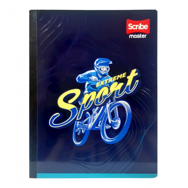 SCRIBE Notebook, Double Lined, 100 sheets, Master, boy