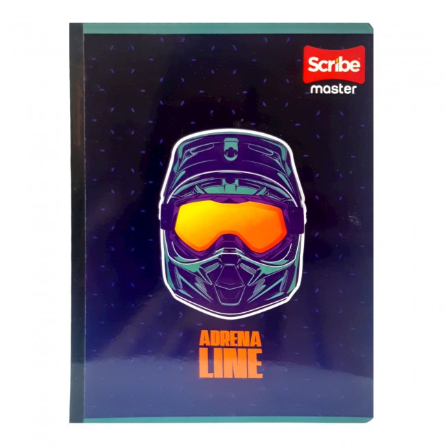 SCRIBE Notebook, Double Lined, 100 sheets, Master, boy