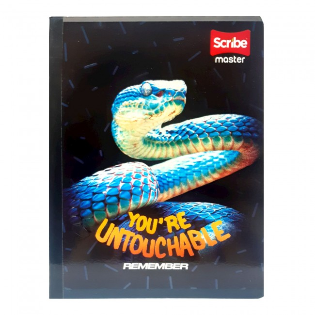 SCRIBE Notebook, Double Lined, 100 sheets, Master, boy