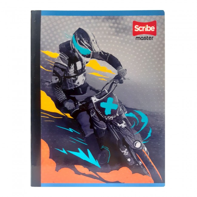 Cuaderno Cosido Master Doble Línea Niño Scribe 100 Hojas – Ferrocarril Preescolar