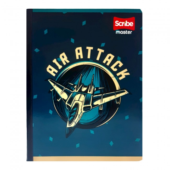 Cuaderno Cosido Master Doble Línea Niño Scribe 100 Hojas – Ferrocarril Preescolar