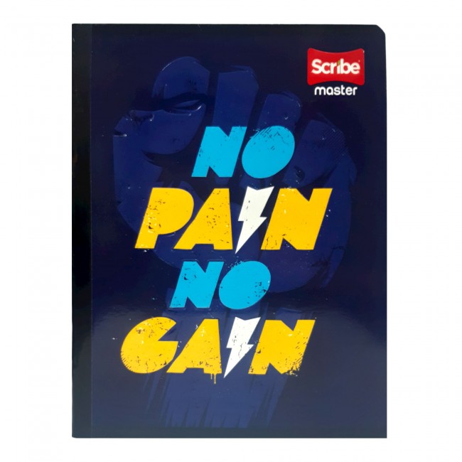 SCRIBE Notebook, Double Lined, 100 sheets, Master, boy