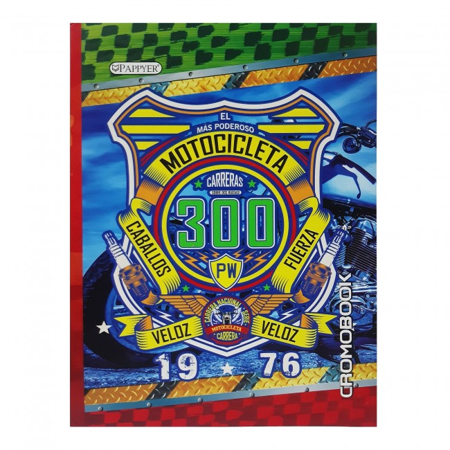 Cuaderno Cosido Cromobook Pappyer 100 Hojas Cuadriculado Niño – Pasta Dura Motivos Infantiles