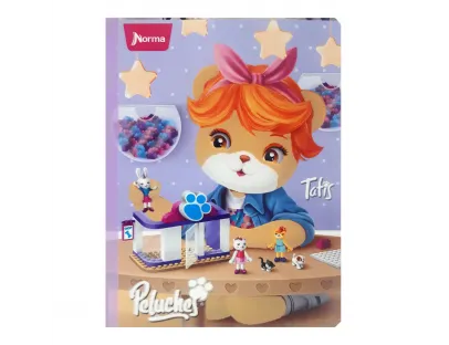 NORMA Notebook Sewing Grid 100 Leaves Peluches