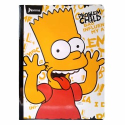 NORMA Notebook Sewing Grid 100 Leaves The simpsons