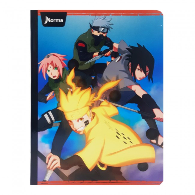 NORMA Notebook Sewing Grid 100 Leaves Naruto