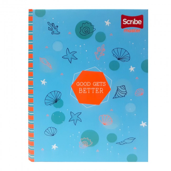 SCRIBE Notebook sewing grid 100 Leaves Master