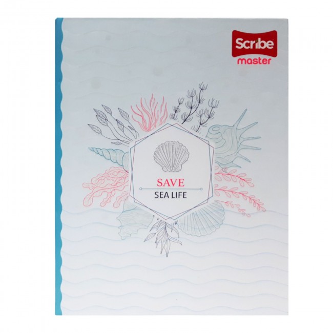 SCRIBE Notebook sewing grid 100 Leaves Master