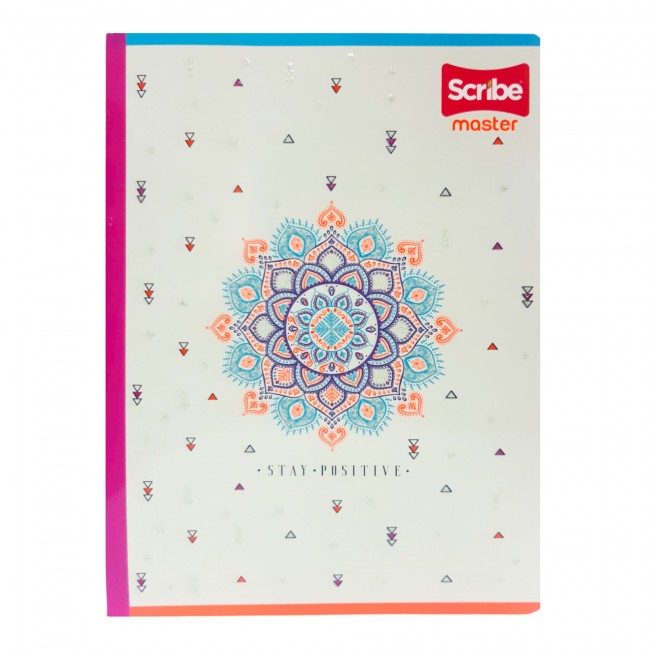 Cuaderno Cosido Master Niña Scribe 100 Hojas Cuadriculado – Carátula Plastificada Femenina