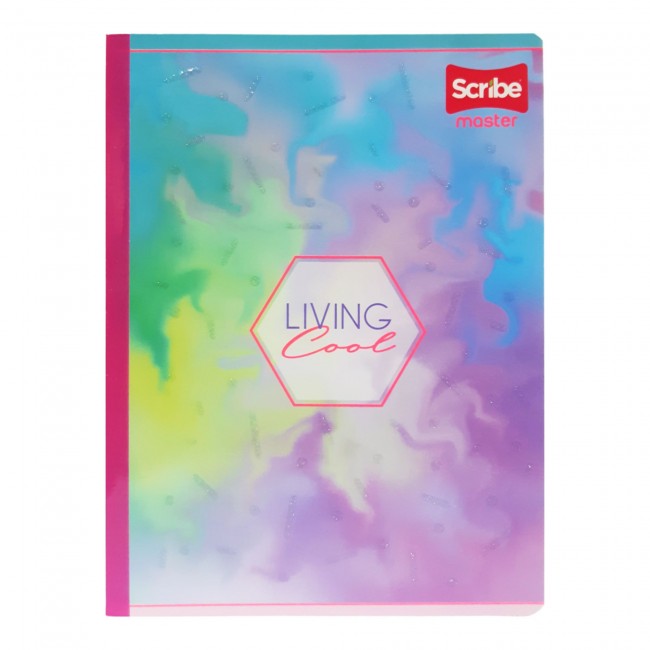 Cuaderno Cosido Master Niña Scribe 100 Hojas Cuadriculado – Carátula Plastificada Femenina