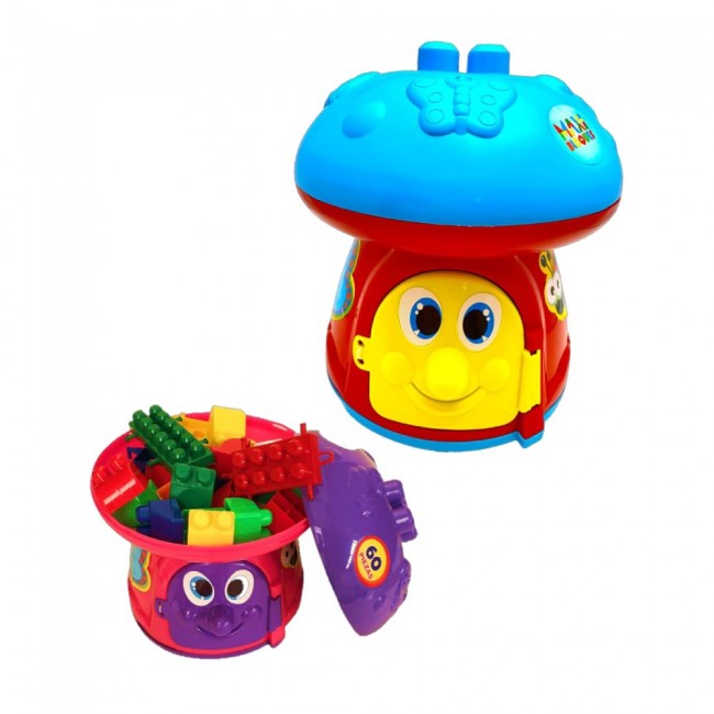 Mushroom building blocks game