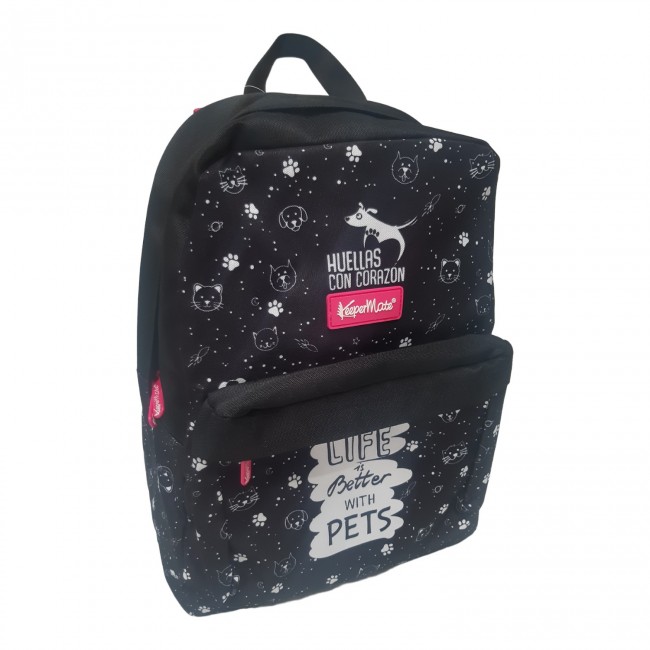 Keepermate Huellas con corazon Backpack