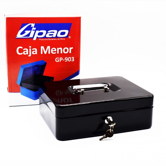 Caja Menor No10 - 10", Metálica, 6 Divisiones