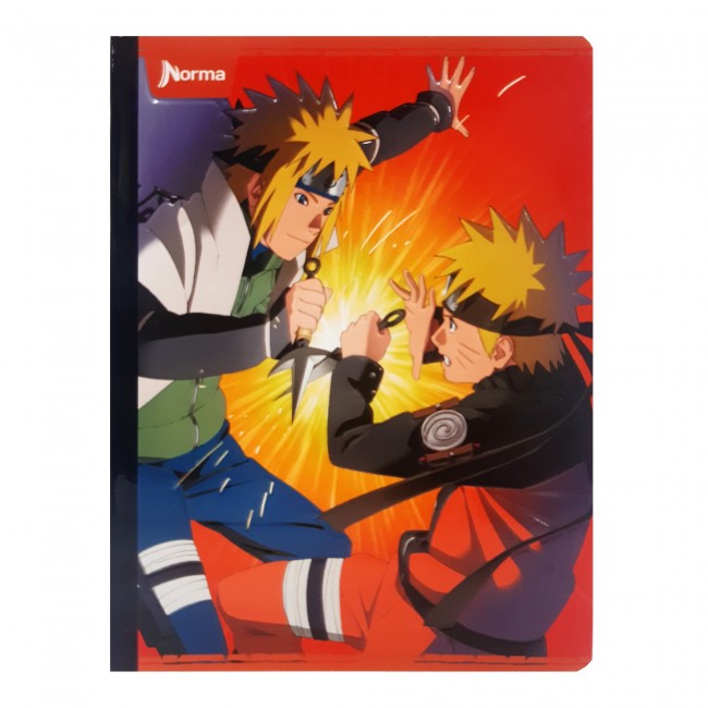 Cuaderno Cosido Naruto Norma 50 Hojas Cuadriculado – Carátula Oficial