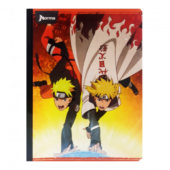 Cuaderno Cosido Naruto Norma 50 Hojas Cuadriculado – Carátula Oficial