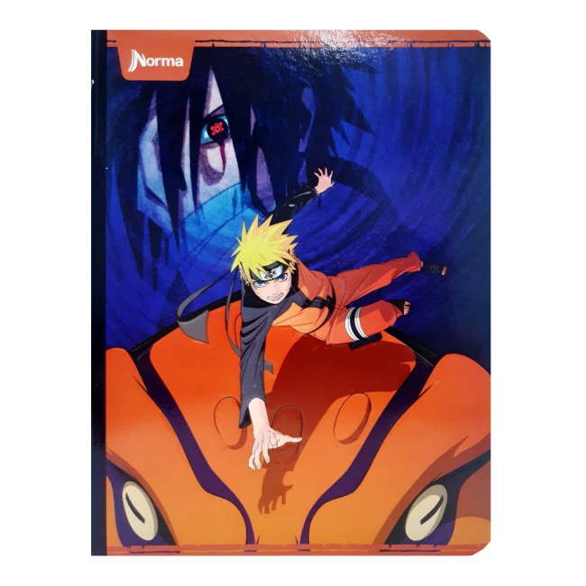 Cuaderno Cosido Naruto Norma 50 Hojas Cuadriculado – Carátula Oficial